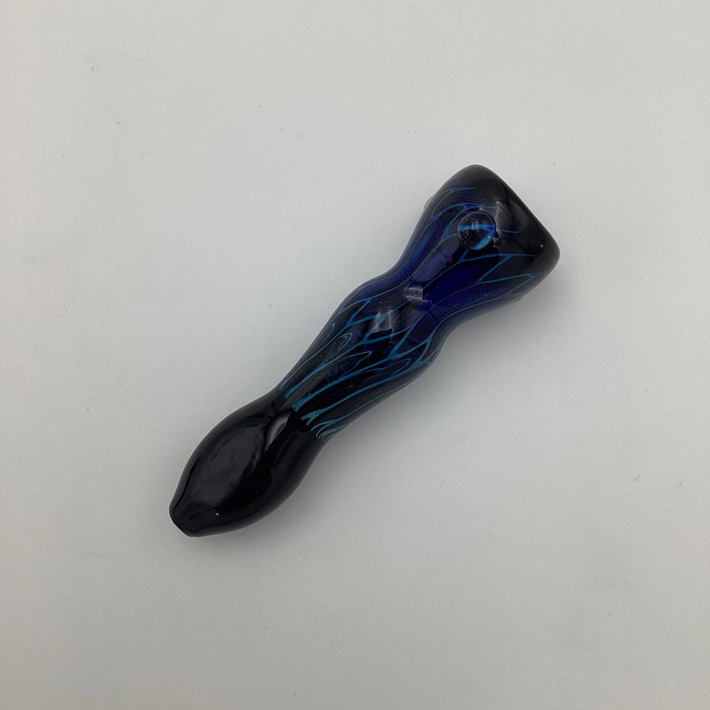 Black Blue Sandwich Wiggle Chillum