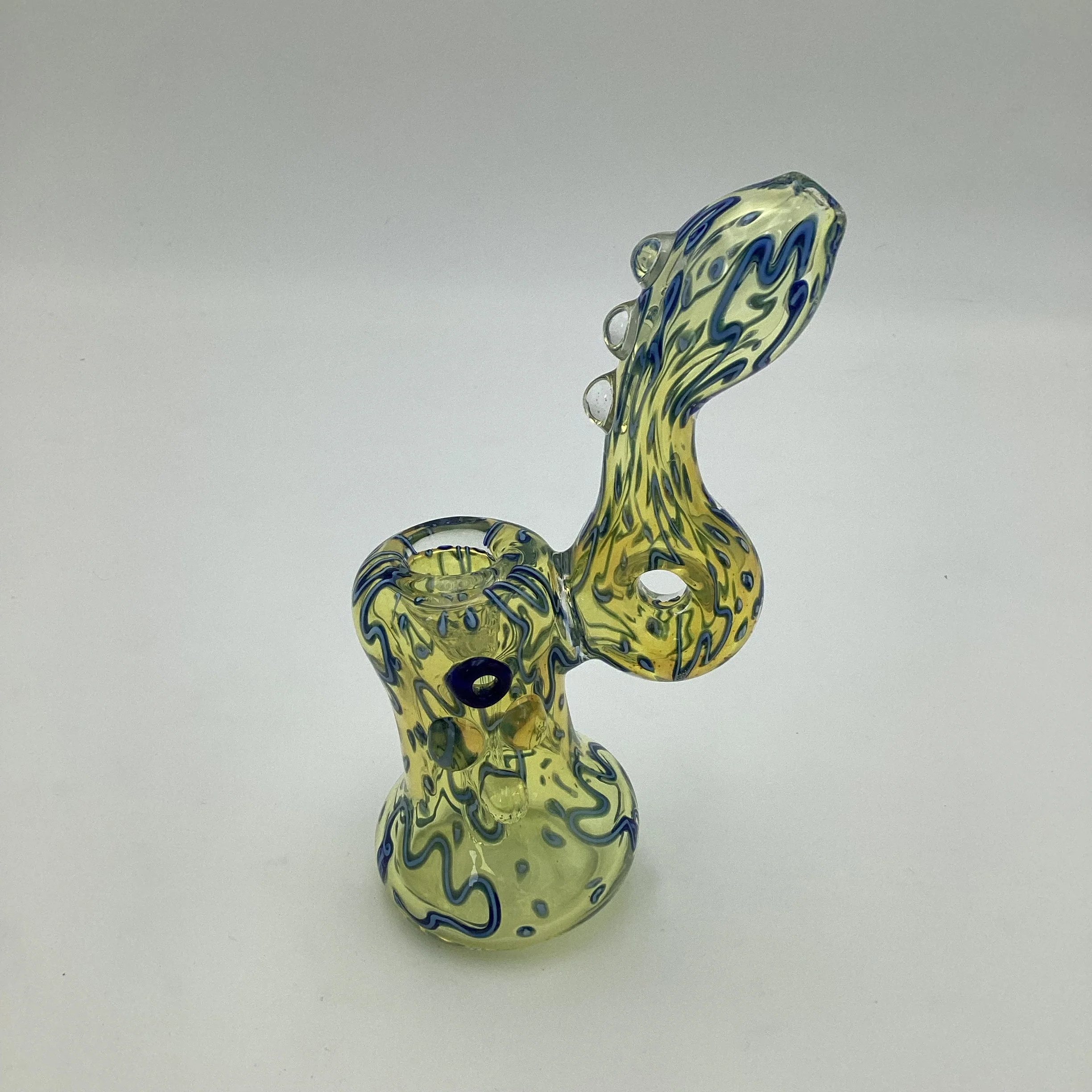 Blue Wiggle Fumed Bubbler - Image 2