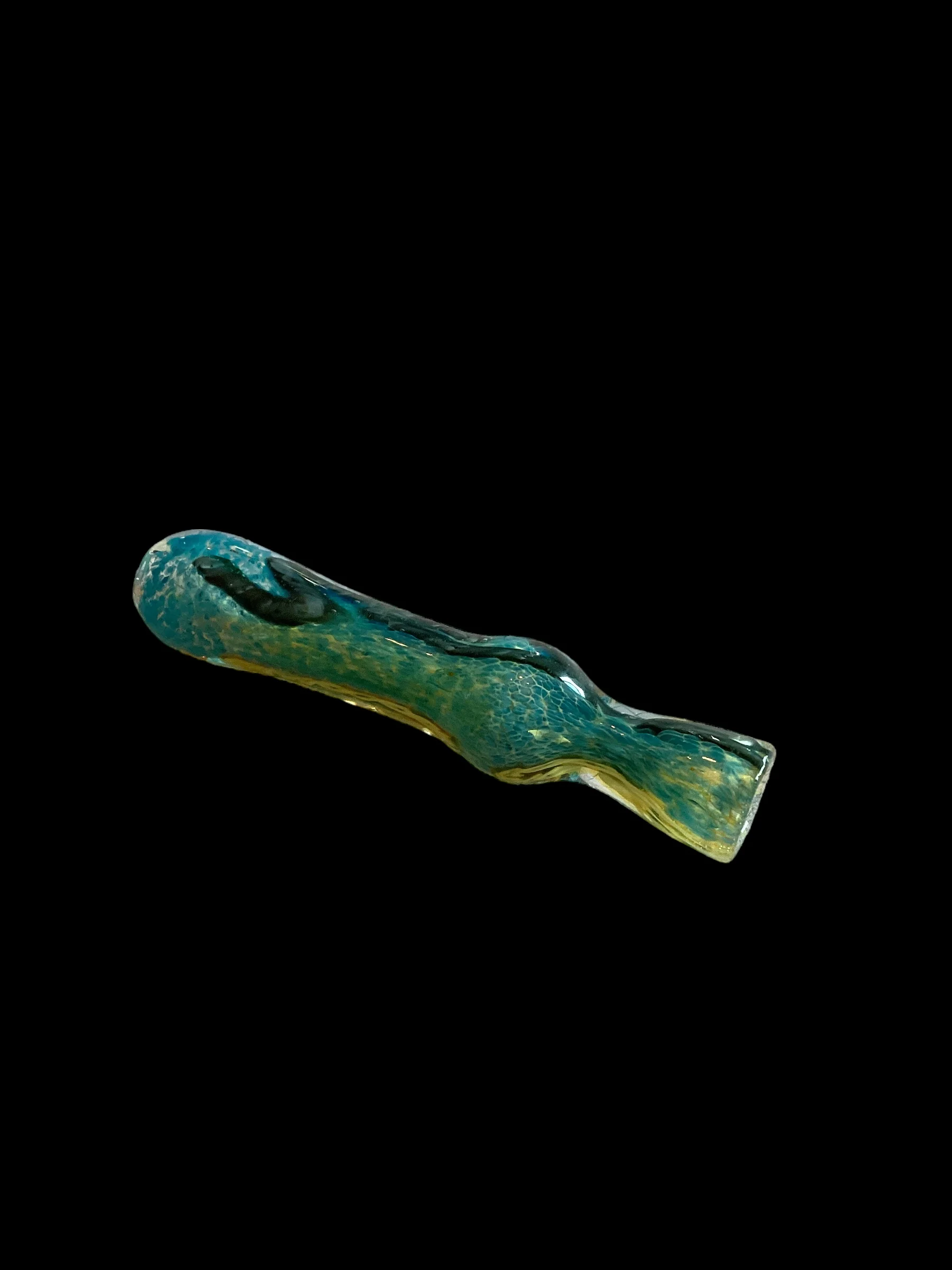 Teal Speckle Chillum - Image 2