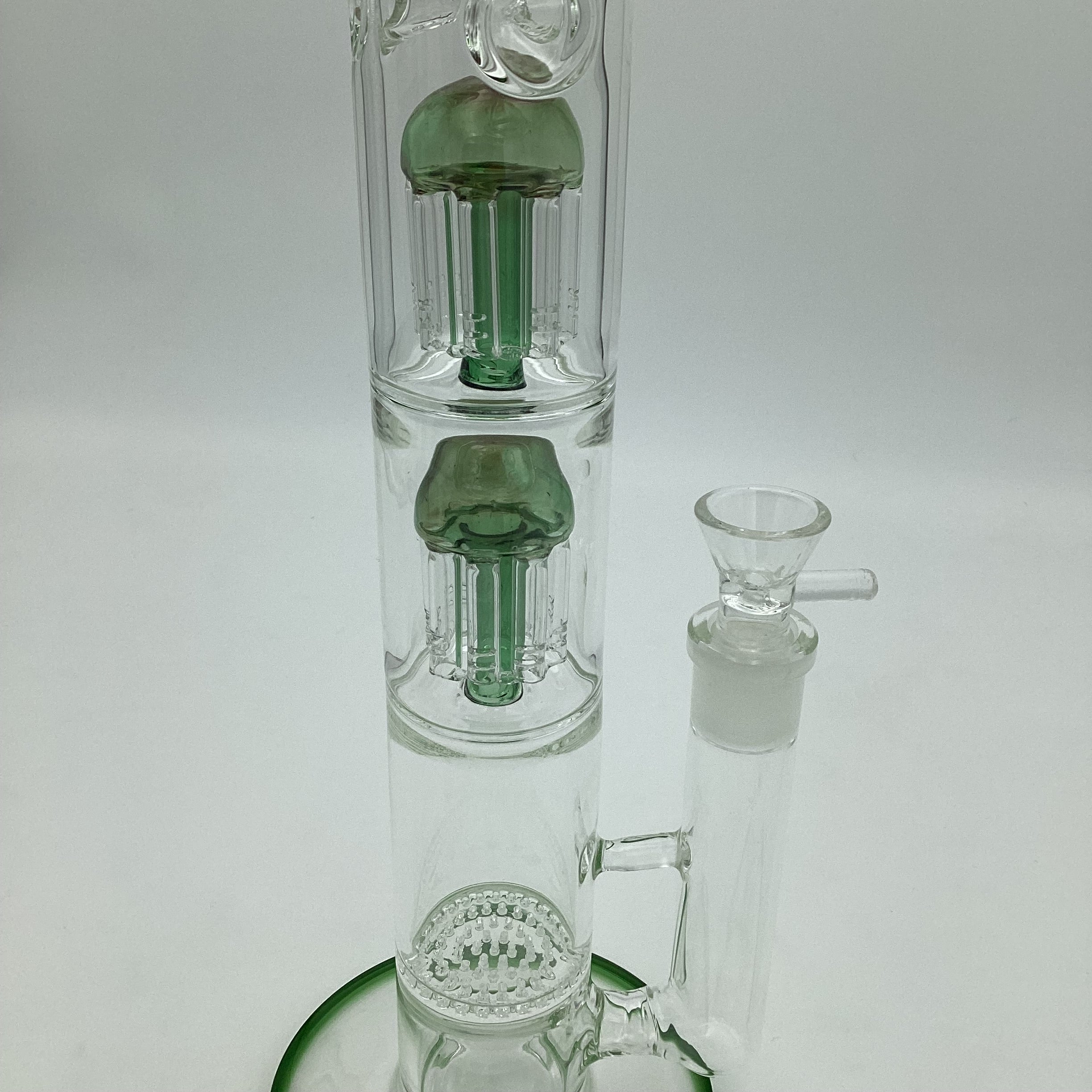 Triple Chamber Double Tree Perc Water Pipe - Image 2