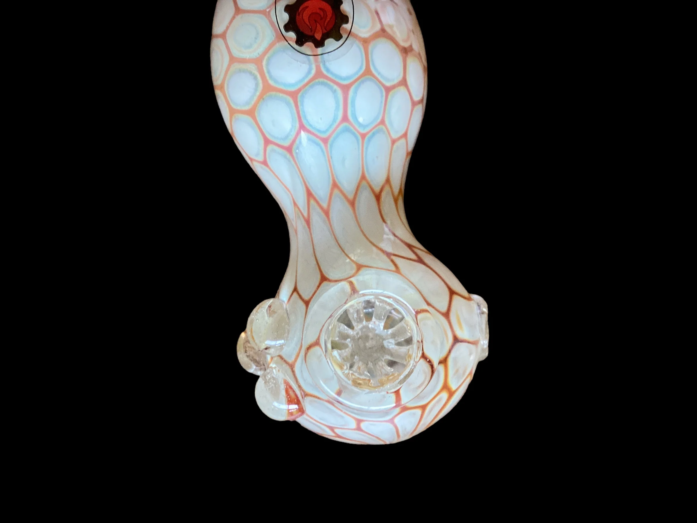 Fumed White Hand Pipe - Image 2