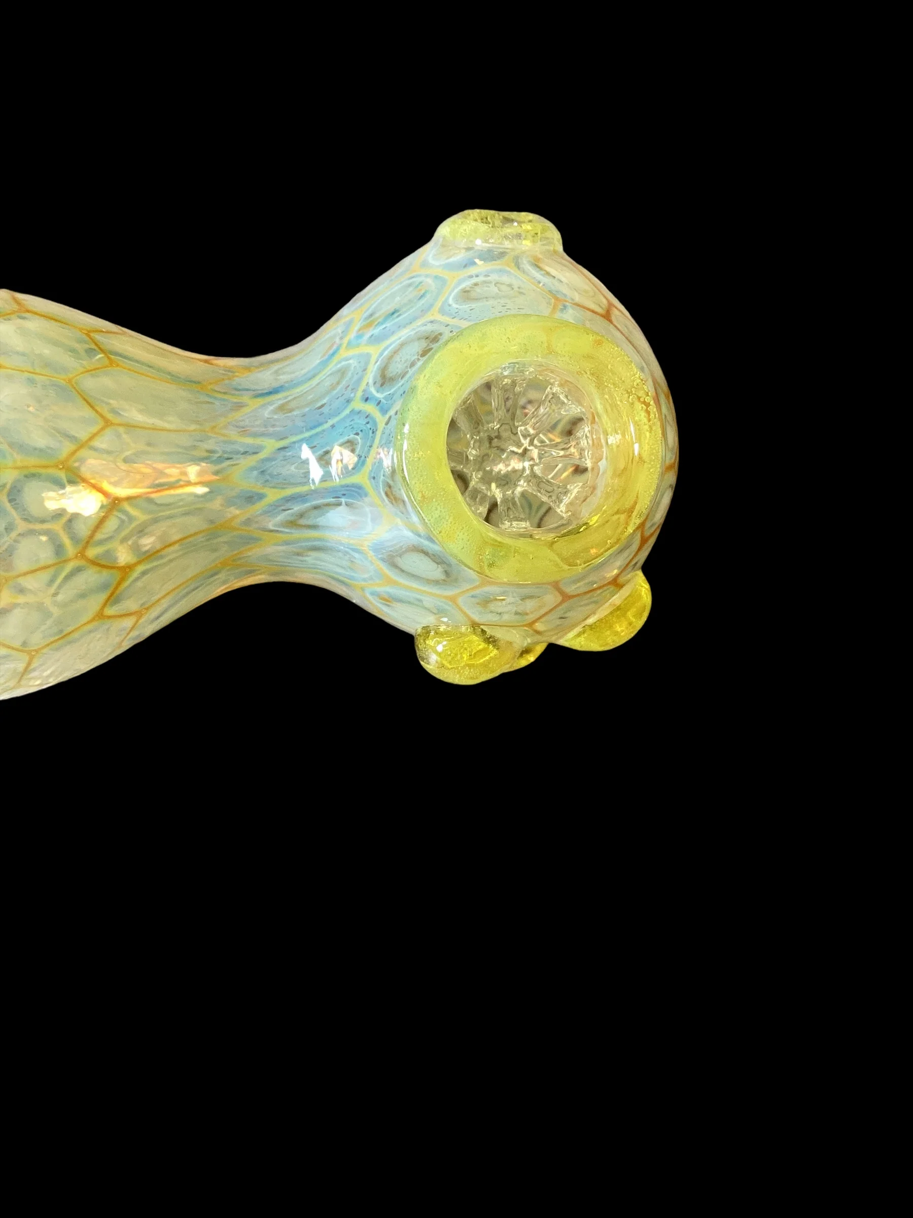Fumed Yellow Hand Pipe - Image 2