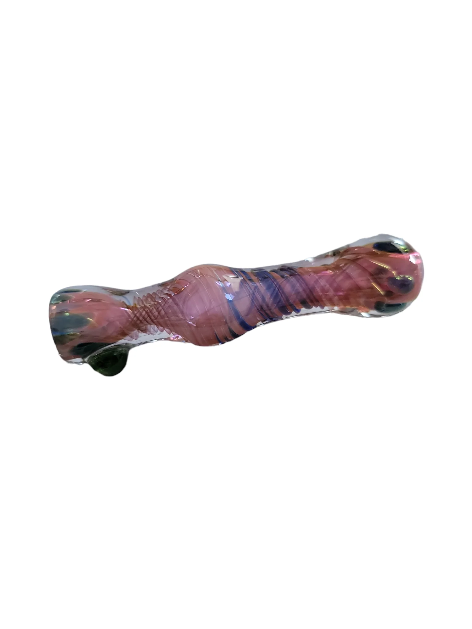 Pink Swirl Chillum - Image 2