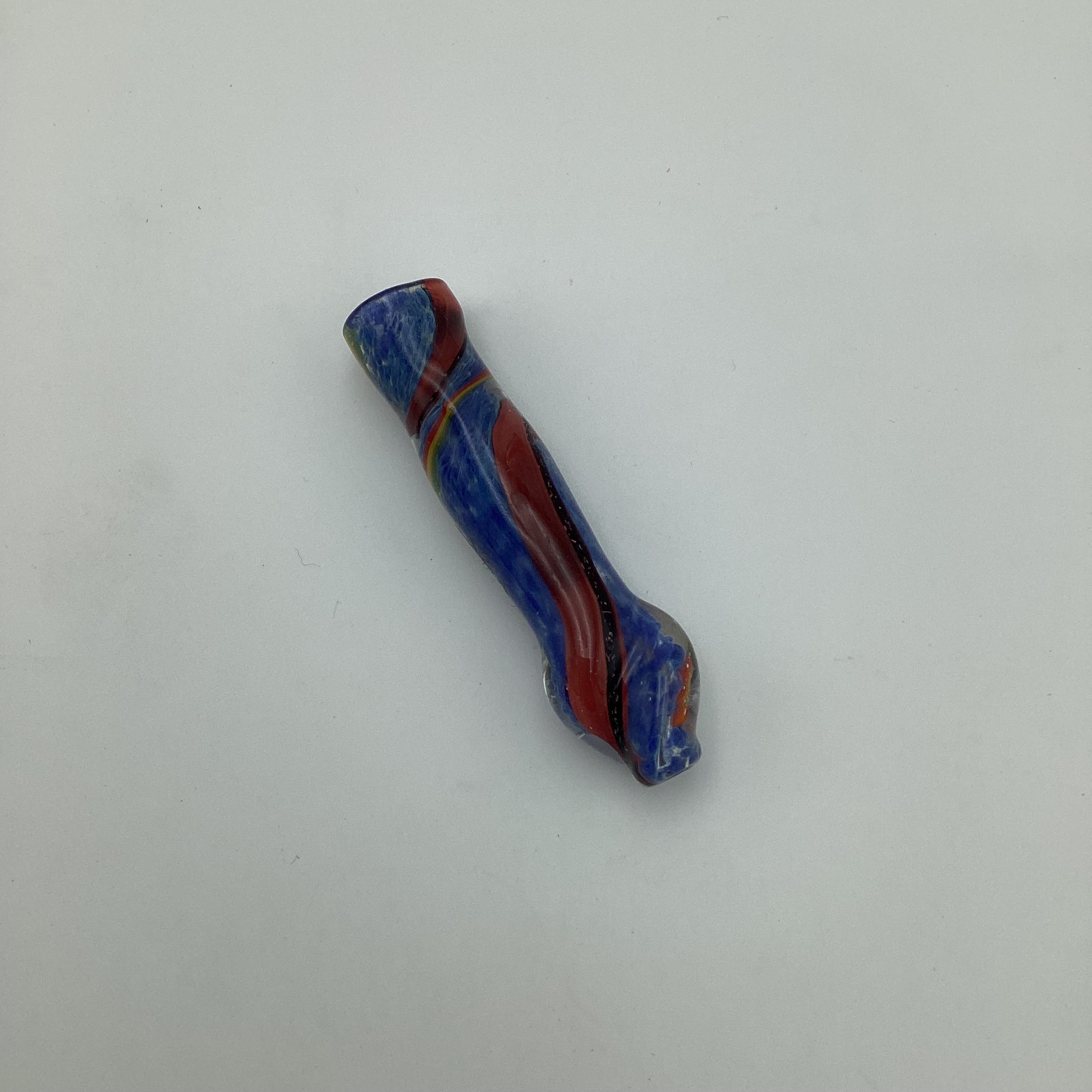 Red and Blue WigWag Chillum
