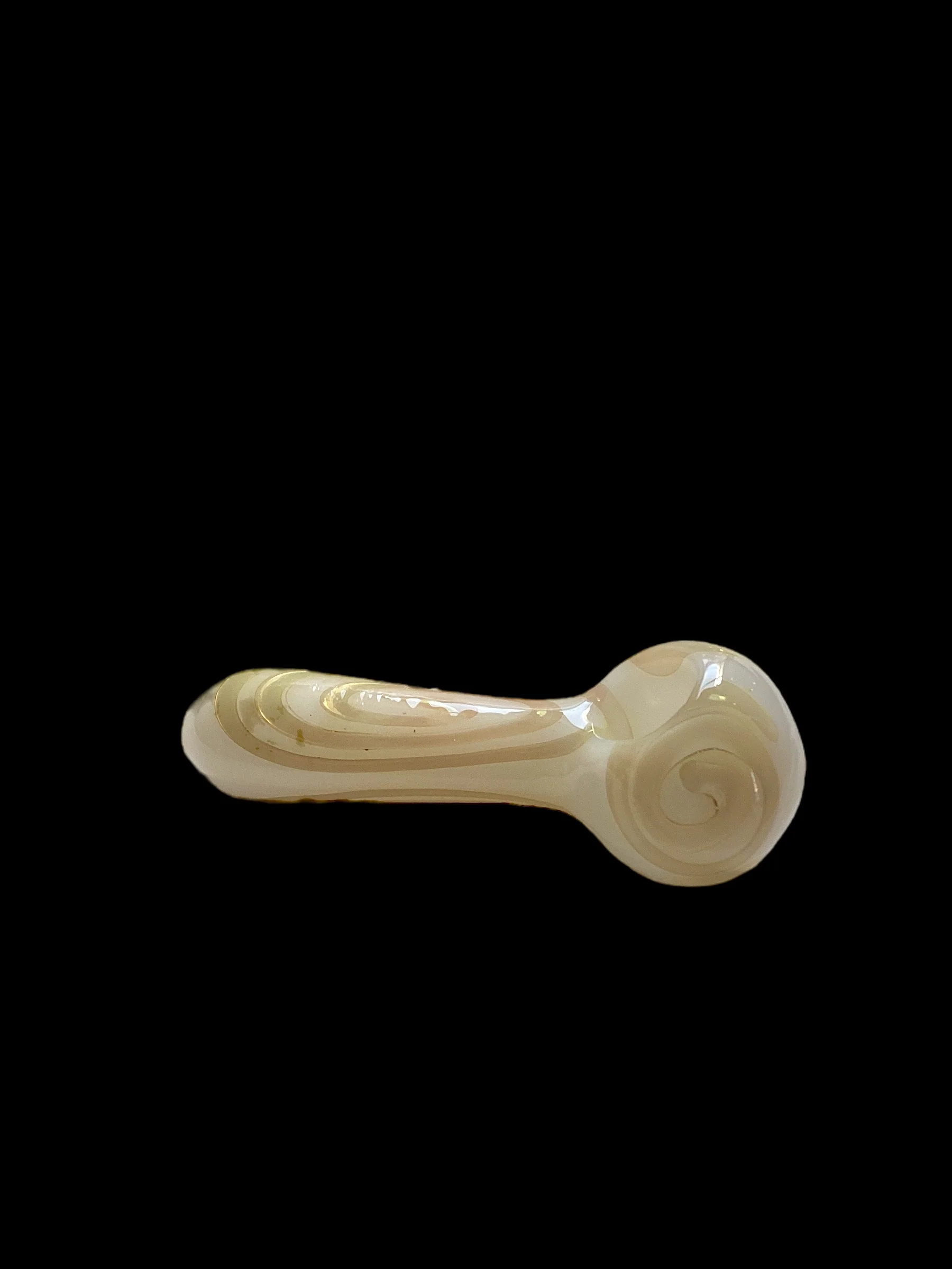Swirl Hand Pipe White and Cream - Image 2