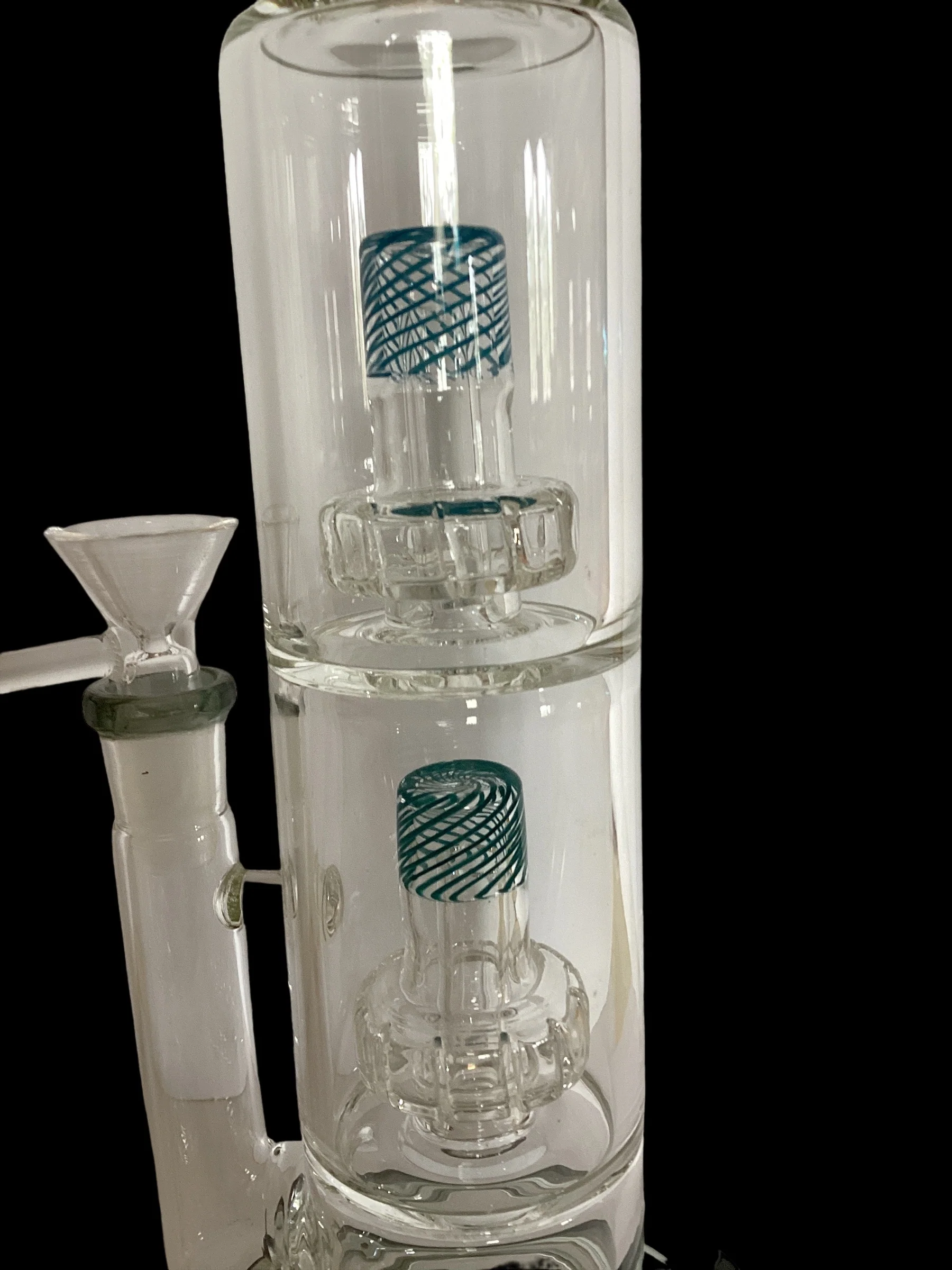 Double WigWag Circ Perc Water Pipe - Image 5