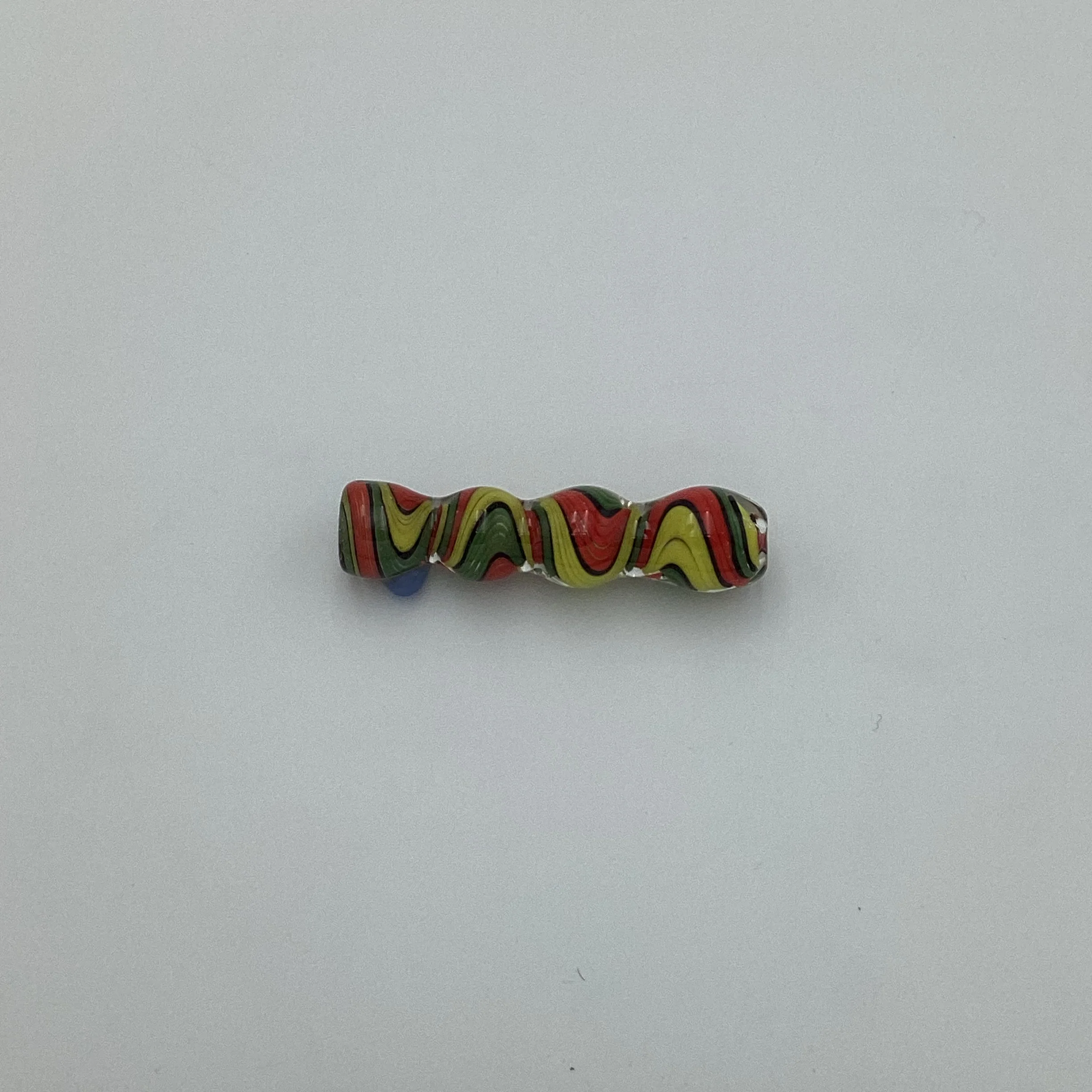 Red Yellow Green Swirl Chillum