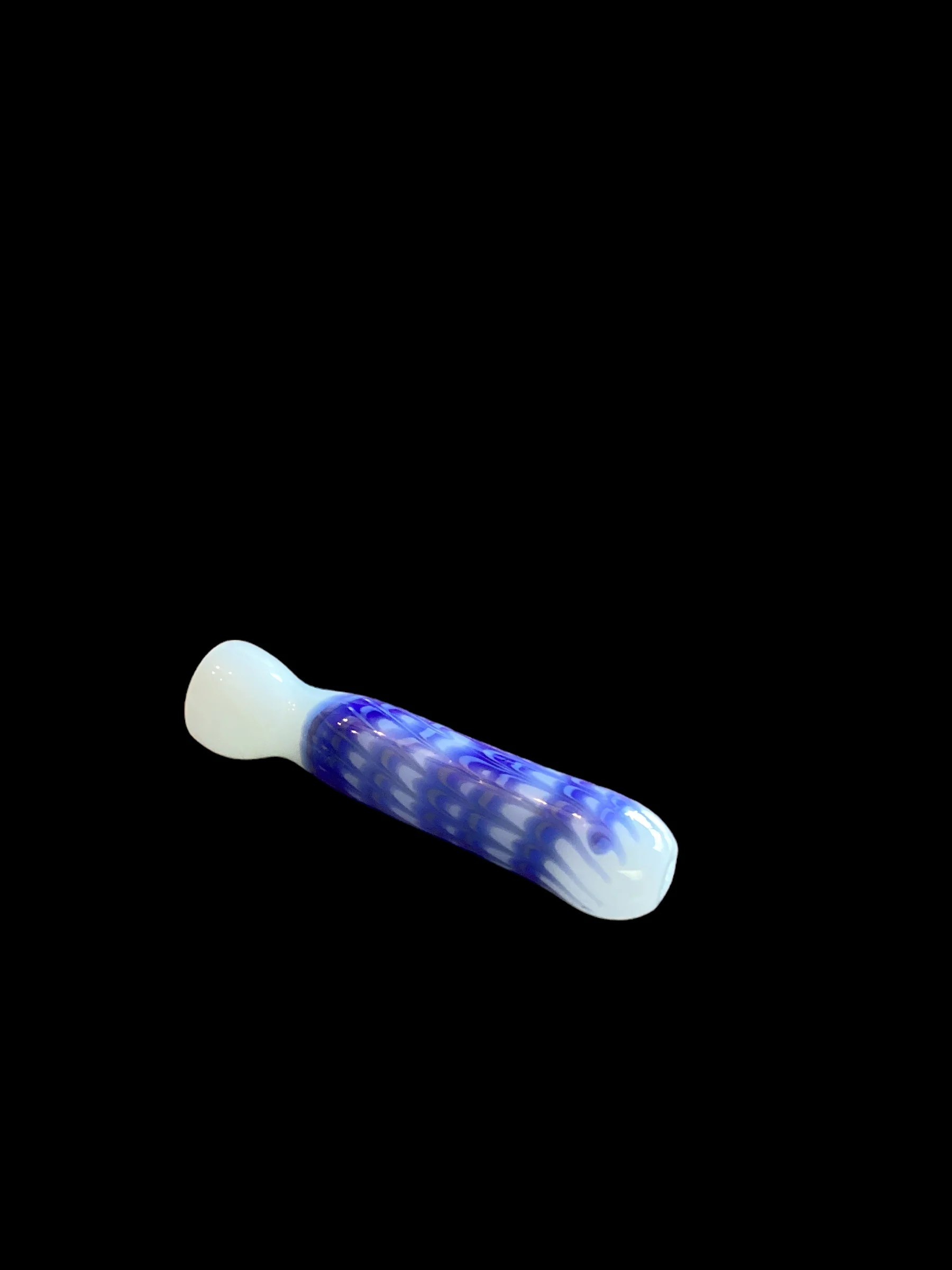 White and Blue Chillum - Image 2