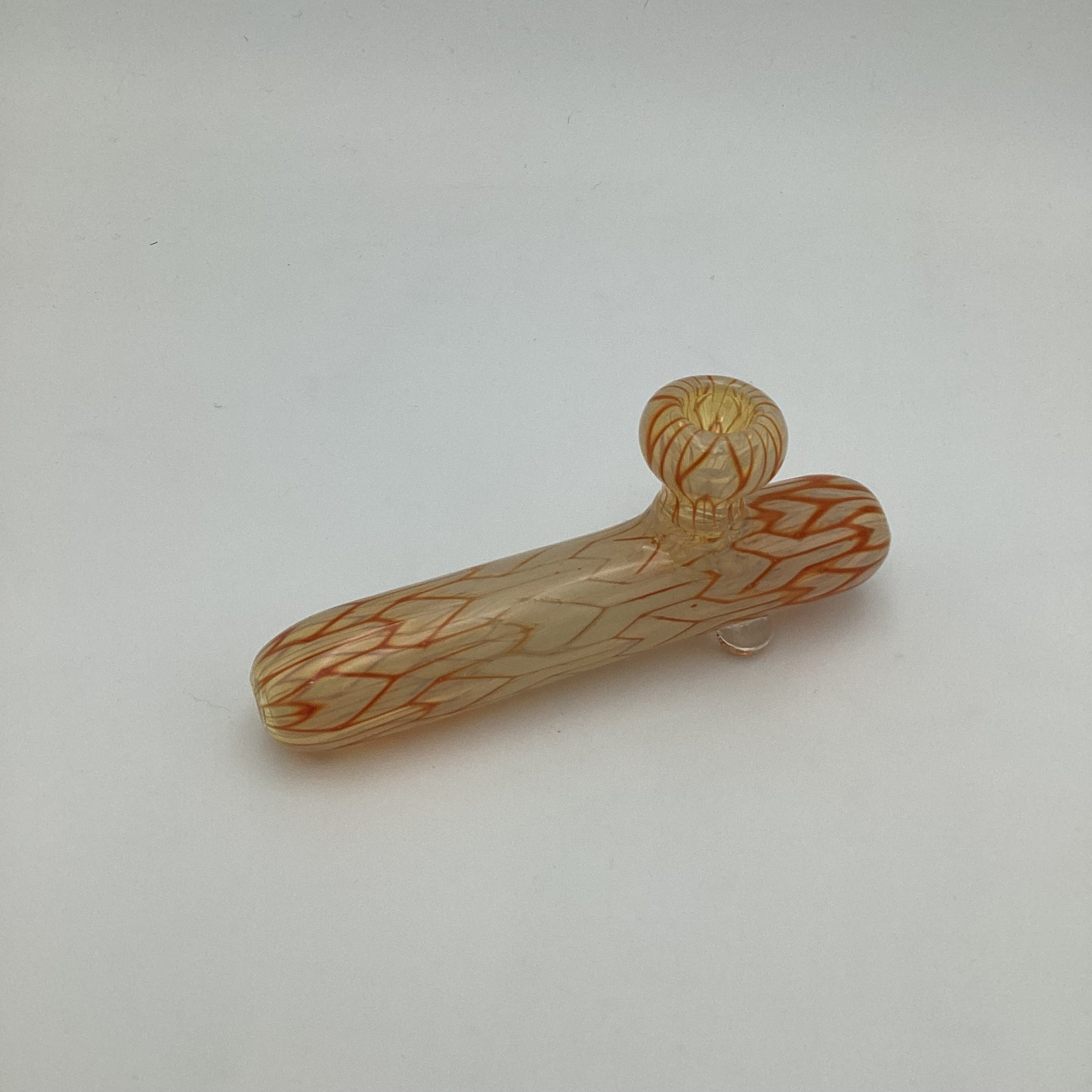 Yellow Fumed Steam Roller Hand Pipe